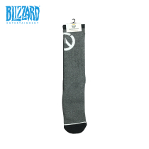 Blizzard Blizzard official game peripheral watchman pioneer LOGO trend sports socks gray knitted stockings