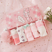 Gift box underpants fat little lady lace week cute cotton Mori is often love card soft sister sexy