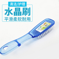 Crystal multi-use shoe brush plastic hair cleaning brush home cleaning brush shoe brush color small plastic board brush