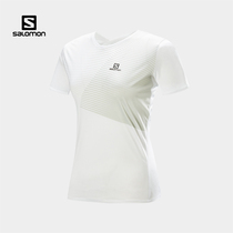 salomon salomon women's outdoor quick-drying short sleeve running T-shirt breathable SENSE TEE W