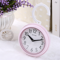 Rhythm Japanese clock living room fashion creative table clock bedroom simple silent seat clock electronic clock