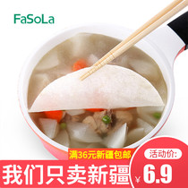 Xinjiang oil-absorbing film Oil-absorbing paper Kitchen food special soup cooking soup to soup oil floating foam food oil filter paper