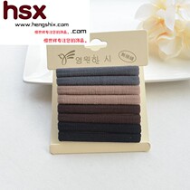 Hair rope Hair ring Seamless rubber band headdress Head rope Korean version tie hair rubber band Black hair ornament