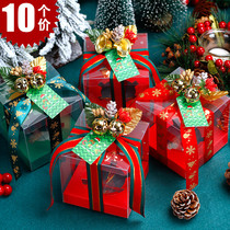 Christmas Eve Apple Box Christmas Beautiful New Pingan Fruit Flower Net Red Gift Box Transparent Hotel Red Gifts