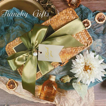 Gift box empty box Sen series weaving basket bamboo basket high-grade souvenir birthday gift box wrapping gift box box