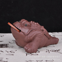 New all handmade Yixing original mine purple sand tea pet ornaments Golden Chan personality tea ceremony tea products crafts