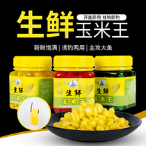 West wind 2020 new fish bait fresh corn King particles fishing bait wild fishing black pit crucian carp carp bait dens