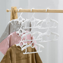 Japanese children clothes hanger telescopic multifunction baby baby kid without mark hanging for home clothes drying clothes hanger