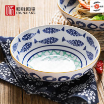 Polish Glazed Down Ceramic Fruit Salads Bowl Bucket Hat Bowl Glazed Down Color Large Bowl Cutlery Cutlery For Home Bubble Noodles Bowl Soup Bowl