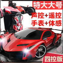  Gesture sensing deformation remote control car King Kong charging four-wheel drive racing robot Childrens boy toy sports car