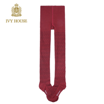 IVY HOUSE Ivy girls autumn and winter new wool material pantyhose stockings bottoming socks keep warm