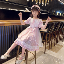 Girls dress Dress Summer Dress Loretta Children Dress Trendy Tide 2022 New Foreign Air Girl Princess Dresses Dress