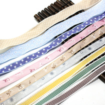 Kindergarten handmade diy decorative materials Pastoral wind small floral lace blackboard newspaper Wall border accessories accessories