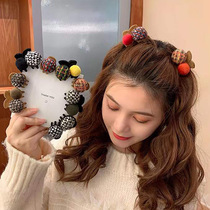 Hairpin cute Liu Haiclip small forehead Forehead Grip Clip Girl Card Hair Side Plush Clip Temperament Head Dressing
