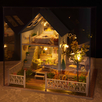 Childrens educational toys send birthday gifts 3D three-dimensional assembly Adult handmade diy production puzzle large villa