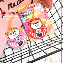 Luggage Travel Box Portable Binding Label Cartoon Silicone Creative Loss Listing Carrier