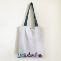 Canvas Bag Women Single Shoulder Day Korea Arts & Sen Department Students School Bag Environmental Protection Shopping Bag Brief About 100 Hitch A Little Fresh