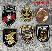 Countries Germany Poland military fan series special embroidery armband velcro morale badge badge Outdoor backpack sticker