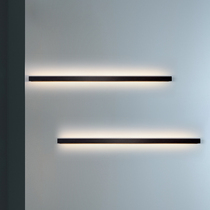 Nordic minimalist wall lamp bedroom bedside lamp simple modern long strip living room background wall wall lamp aisle mirror headlight