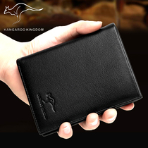 Brand wallet male horse short skin card male wallet for a mans wallet for the wallet for the new 2021