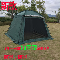 Tian Monkey outdoor large sky curtain original design rainproof coated silver Oxford cloth new living room picnic tent multi-purpose