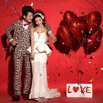 18 inch heart-shaped red love aluminum film balloon decoration childrens birthday party party romantic engagement scene layout