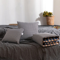 Winter cotton pillow quilt dual-purpose two-in-one car with folding pillow office lunch break air-conditioning quilt