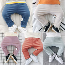 Baby leggings Spring Spring and Autumn mens pants big pp pants big butt pants womens baby elastic thin wear versatile
