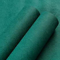 Nordic thick 3d diatom mud gray wallpaper modern minimalist plain malachite green bedroom living room wallpaper