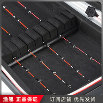 Thousand bamboo pole slightly box raft pole slightly storage box pole tip protection box raft pole bag fishing gear bag micro lead pole slightly box bag