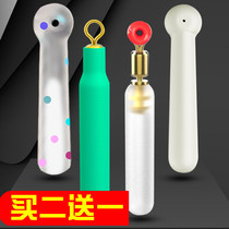 Float coordinates Silicone premium competitive sliding drift Copper head rotating fish float sitting rock fishing big thing giant raft fishing plug drift