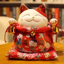 Large practical home clothing store Japanese moving deposit cash register lucky cat ornaments gift jewelry piggy bank