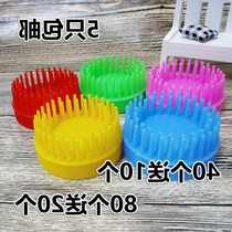 New choice hair salon brush Old-fashioned plastic artifact scratching head Round hard tooth massage barber shop scratching head grooming head