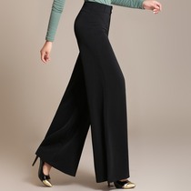 Standard dance wide leg pants New Latin dance pants Womens ballroom dance practice pants Modern pants Womens ballroom dance dance pants
