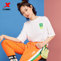 Special step official website short sleeve male Summer 2020 new half sleeve sports shirt round neck couple T-shirt Womens Wear