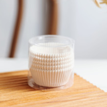 Christmas white oil-separated muffin cupcake paper coaster holder oil-proof paper snow Mei Niang egg yolk crisp baking oil paper holder