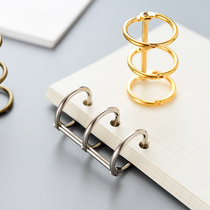 Metal 3-hole storage ring Office document binder ring Hand account binder binding ring Binder storage binder