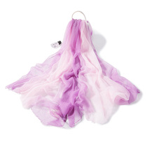 Shanghai story official flagship store counter same high-end cashmere scarf female gradient light and thin oversized shawl new products