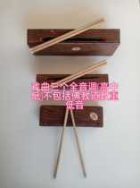 Yu Opera Peking Opera Drama Buddhism Taoism Mahogany square clapper castanets high and low tones heavy bass (normal delivery)