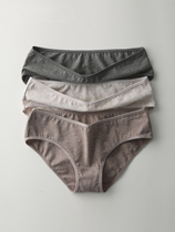 New Frontier Cotton 4 Articles Triangle Briefs Underwear breathable briefs Female pure cotton crotch Low waist minimalist Antibacterial Free girls Day Department