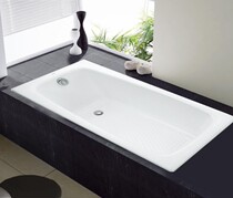 TOTO bathtub FBY1400P FBY1400HP Small apartment embedded cast iron bathtub 1 4 meters