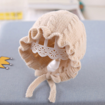 Net red baby hat spring and autumn infant wool hat female baby princess hat foreign autumn girl children Winter