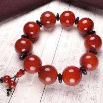 The Chinese red design bracelet agate "Futai Ankang" bracelet hz01122U