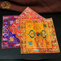 Tantric instruments bells and pestles cushions double-layer exquisite embroidered Vajra bats non-slip mat to take a note color