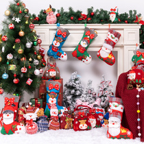 Christmas Gift Bags Large Number Socks Seniors Gift Bags Decoration Hanging Accessories Christmas Tree Pendant Children Candy Bags
