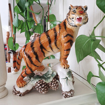 Ceramic Tiger Pine Nuts Swing Piece Home Weifeng Decorations Xuanguan TV Cabinet Liquor Cabinet Tiger Tohoku Tiger