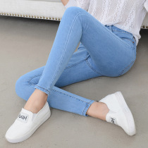 High-waisted jeans for women Stretch pants 显 瘦高 腰 牛仔裤 牛仔裤 女 女