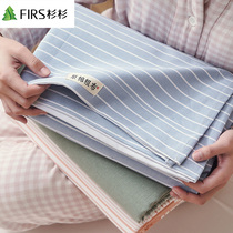 cedar pure cotton thickened old coarse cloth linen single piece cotton linen dormitory single double 100 full cotton linen by single sheet