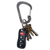 Nay love NiteIze stainless steel with lock C type Mountaineering buckle hanging buckle key button kettle Quick hanging EDC