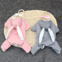  Pet cat clothes Cute dog clothes Rabbit clothes Corgi Bomei teddy bear puppy autumn and winter clothing